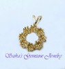 2 MM ROUND 14 KT 1/20 GOLD FILLED BUTTERCUP SNAPTITE CIRCLE PENDANT