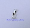 6 X 4 EMERALD STERLING SILVER SNAPTITE PENDANT