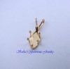 10 X 5 MARQUISE 14 KT 1/20 GOLD FILLED SNAPTITE PENDANT