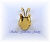 10 X 8 OVAL 14 KT 1/20 GOLD FILLED 4-PRONG SNAPTITE PENDANT