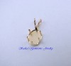 10 X 8 OVAL 14 KT 1/20 GOLD FILLED SNAPTITE PENDANT
