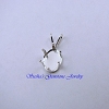 10 X 8 OVAL STERLING SILVER SNAPTITE PENDANT