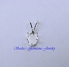 7 X 5 OVAL STERLING SILVER SNAPTITE PENDANT