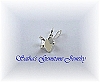 6 MM SQUARE STERLING SILVER SNAPTITE PENDANT