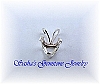 6 MM TRILLION STERLING SILVER OPEN BACK SNAPTITE PENDANT