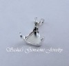 9 MM TRILLION STERLING SILVER SNAPTITE PENDANT